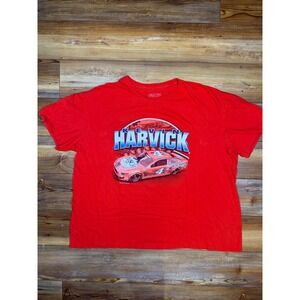 Kevin Harvick NASCAR Busch Light Apple Stewart-Haas Racing Red T-Shirt Mens 2XL